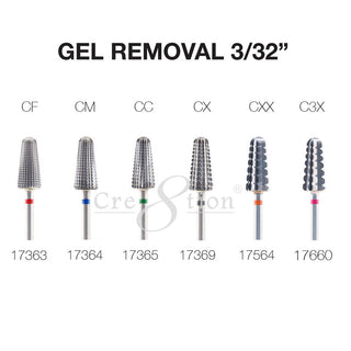 Cre8tion Gel Removal Nail Filing Bit 3/32"