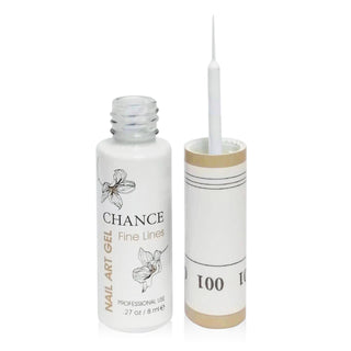 Chance Fine Lines - Detailing Nail Art Gel - 0.33oz 01 Super White