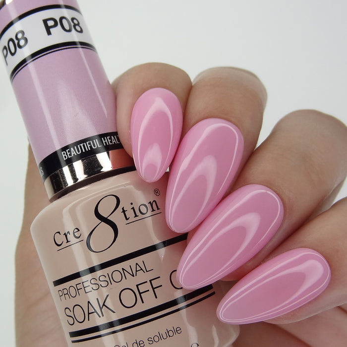 Cre8tion Gel - French Collection 0.5oz - P08 Pink