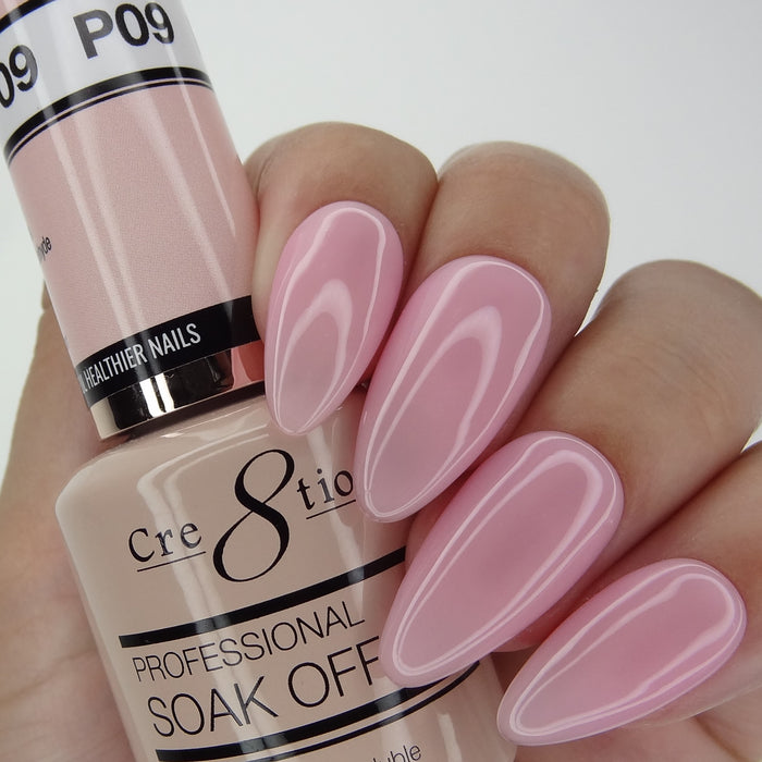 Cre8tion Full Set - Soak Off Gel - French Collection 36 Colors w/ 2 sets color chart