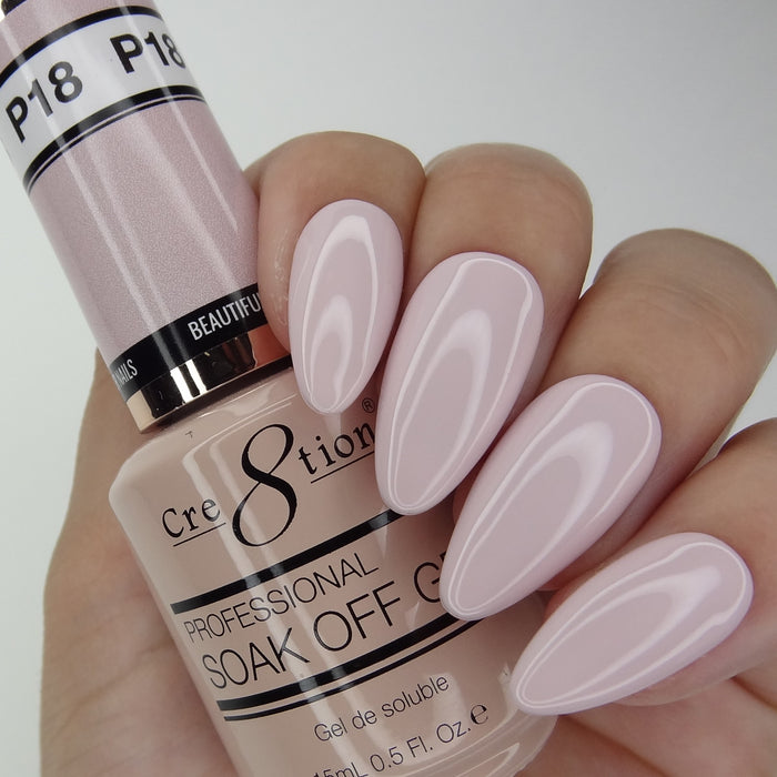 Cre8tion Gel - French Collection 0.5oz - P18  Pink