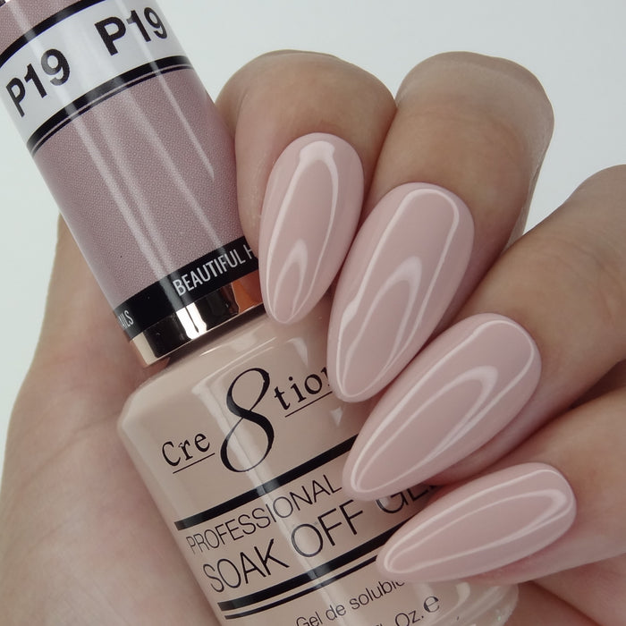 Cre8tion Gel - French Collection 0.5oz - P19  Pink