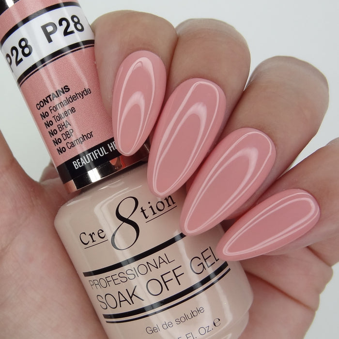 Cre8tion Gel - French Collection 0.5oz - P28 Pink