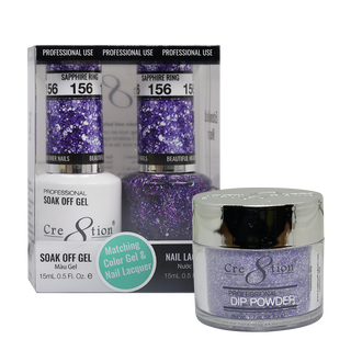 Cre8tion Matching Sets - 156 Sapphire Ring