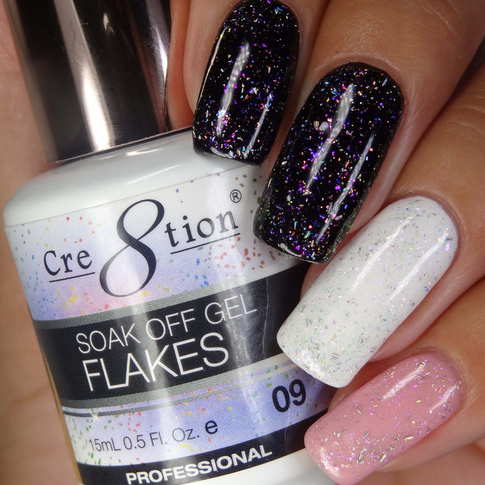 Cre8tion Flakes Gel 0.5oz 09