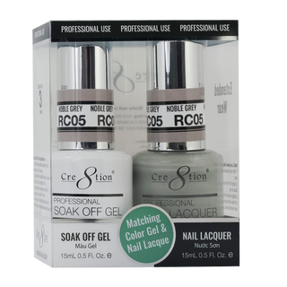 Cre8tion Soak Off Gel Matching Pair Rustic Collection 0.5oz RC05