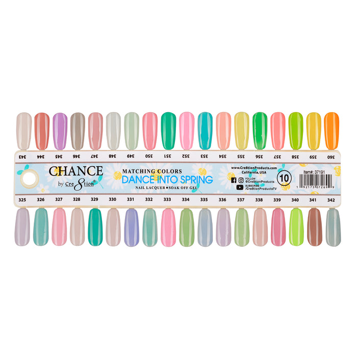 Chance Nail Lacquer 0.5oz - 36 Colors #325 - #360 - Spring Shades Collection