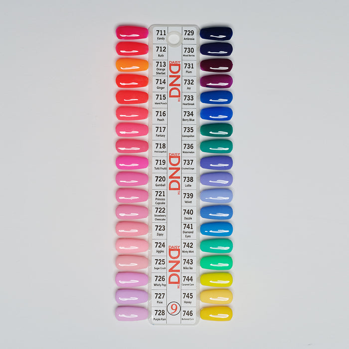 DND Duo Matching Color - Juego completo de 36 colores - 9 #711 - #746 con 1 tabla de colores