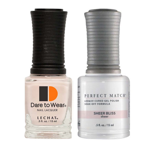 LeChat - Perfect Match - 082N Sheer Bliss (Gel & Lacquer) 0.5oz