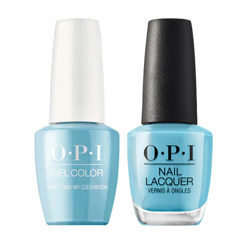 OPI Gel &amp; Lacquer Matching Color 0.5oz - E75 Can't Find My Czechbook