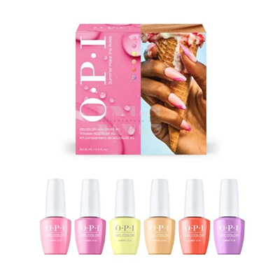 OPI Soak off Gel - Summer Make the Rules Collection Summer 2023 Kit adicional #1 - 6 colores