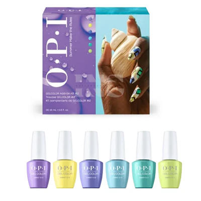 OPI Soak off Gel - Colección Summer Make the Rules Verano 2023 Kit complementario n.º 2 - 6 colores