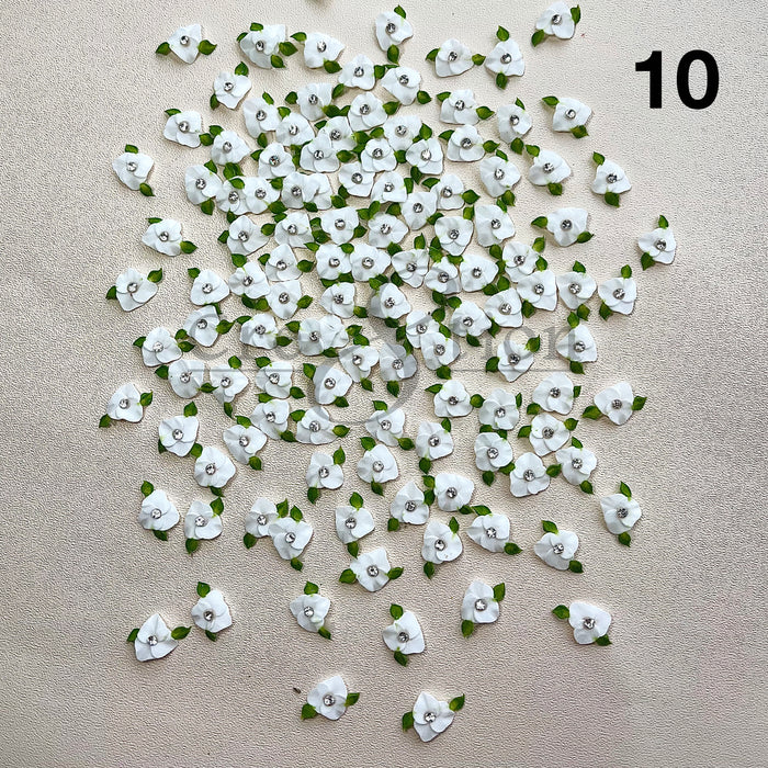 Cre8tion Flores acrílicas hechas a mano 2 piezas - 10