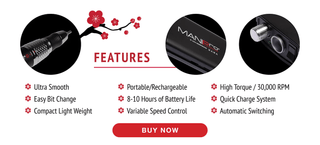 Hana ManiPro Passport w/ Matching Color KP-60 Included - Made in Japan