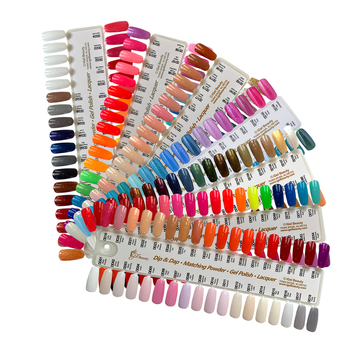 iGel - Matching Color chart - 247 colors