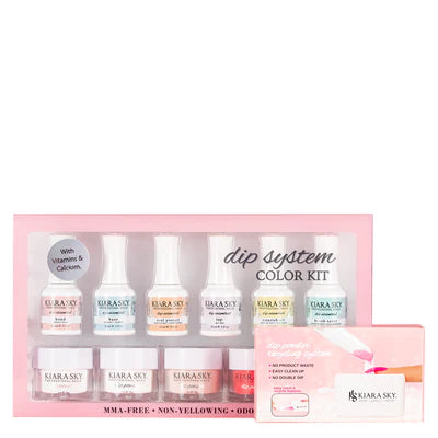 ジェルネイル・ネイルシール KIARA SKY Dip System Color Kit Kiara Sky - Dip System Nail Kit - Color | C8 Nail Supply