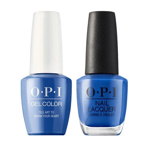 OPI Gel &amp; Lacquer Matching Color 0.5oz - L25 Tile Art to Warm Your Heart