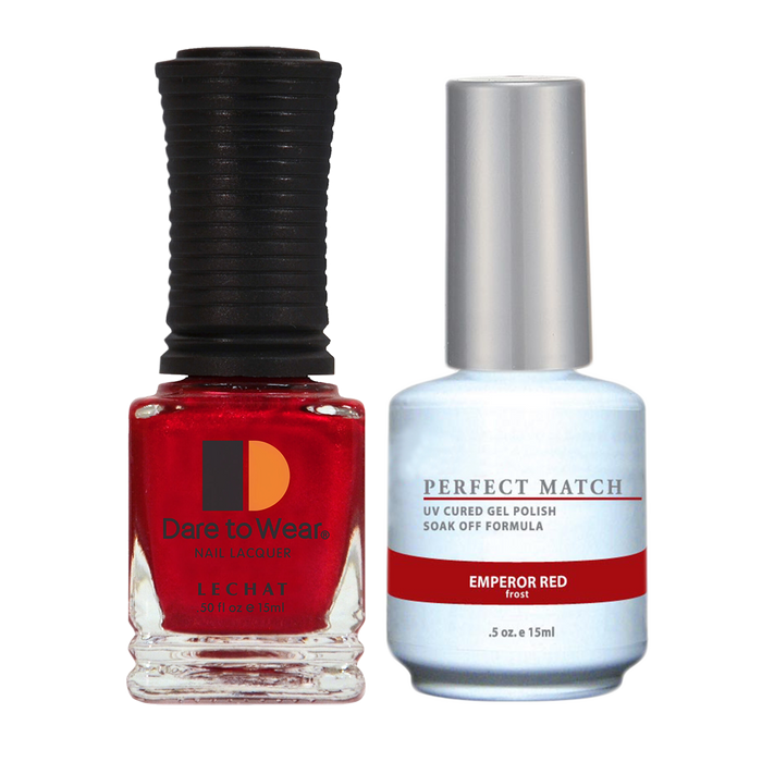 LeChat - Perfect Match - 003 Emperor Red (Gel & Lacquer) 0.5oz