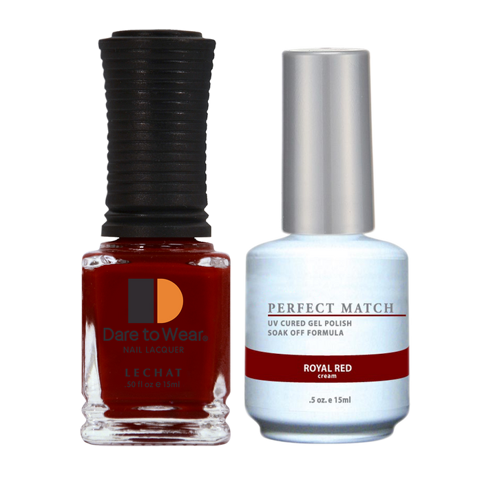 LeChat - Perfect Match - 006 Royal Red (Gel & Lacquer) 0.5oz