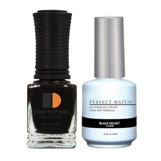 LeChat - Perfect Match - 030 Black Velvet (Gel & Lacquer) 0.5oz