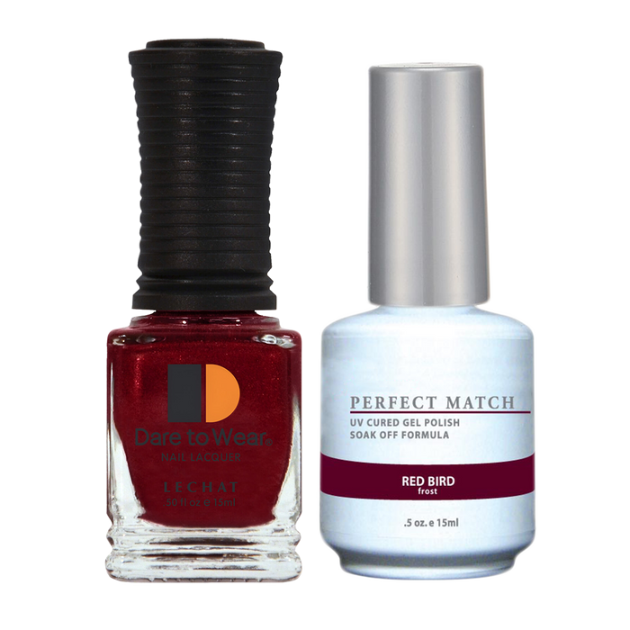 LeChat - Perfect Match - 033 Red Bird (Gel & Lacquer) 0.5oz
