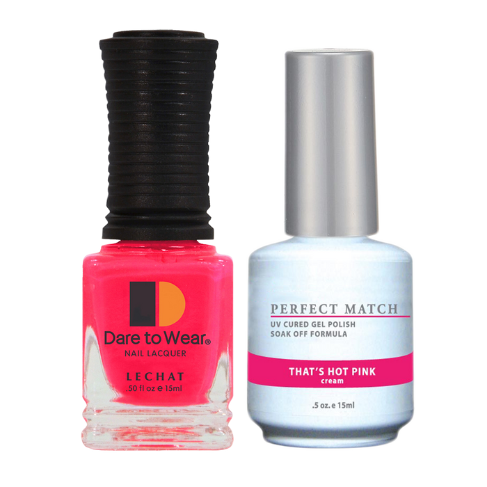 LeChat - Perfect Match - 038 That's Hot Pink (Gel & Lacquer) 0.5oz
