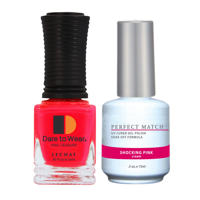 LeChat - Perfect Match - 045 Shocking Pink (Gel & Lacquer) 0.5oz