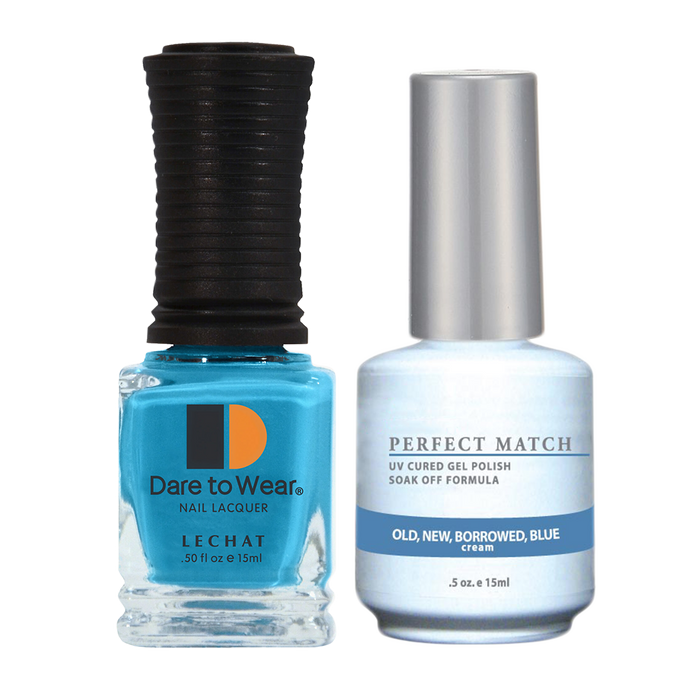 LeChat - Perfect Match - 051 Old, New, Borrowed, Blue (Gel & Lacquer) 0.5oz