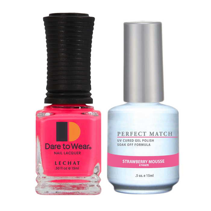 LeChat - Perfect Match - 052 Strawberry Mousse (Gel & Lacquer) 0.5oz