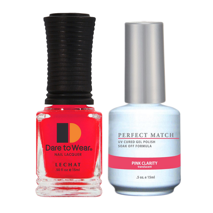 LeChat - Perfect Match - 054 Pink Clarity (Gel & Lacquer) 0.5oz
