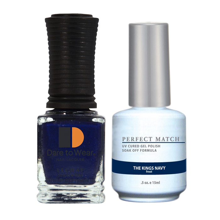 LeChat - Perfect Match - 074 The King's Navy (Gel & Lacquer) 0.5oz