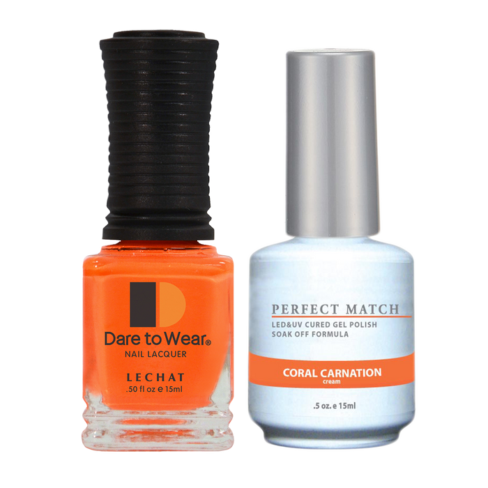 LeChat - Perfect Match - 097 Coral Carnation (Gel & Lacquer) 0.5oz