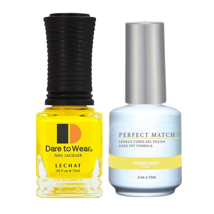 LeChat - Perfect Match - 118 Lemon Drop (Gel y Laca) 0.5oz
