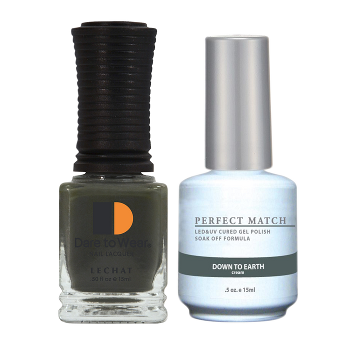 LeChat - Perfect Match - 127 Down to Earth (Gel & Lacquer) 0.5oz