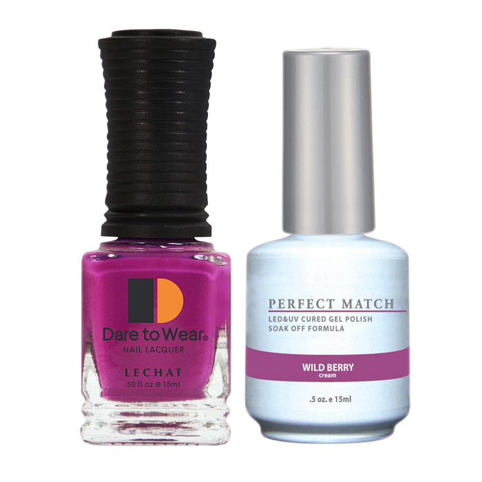LeChat - Perfect Match - 131 Wild Berry (Gel & Lacquer) 0.5oz