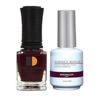 LeChat - Perfect Match - 132 Maroonscape (Gel & Lacquer) 0.5oz