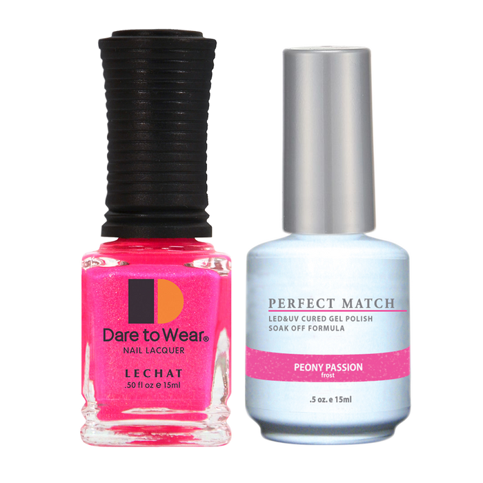 LeChat - Perfect Match - 147 Peony Passion (Gel & Lacquer) 0.5oz