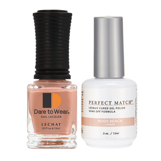 LeChat - Perfect Match - 177 Nude Beach (Gel & Lacquer) 0.5oz