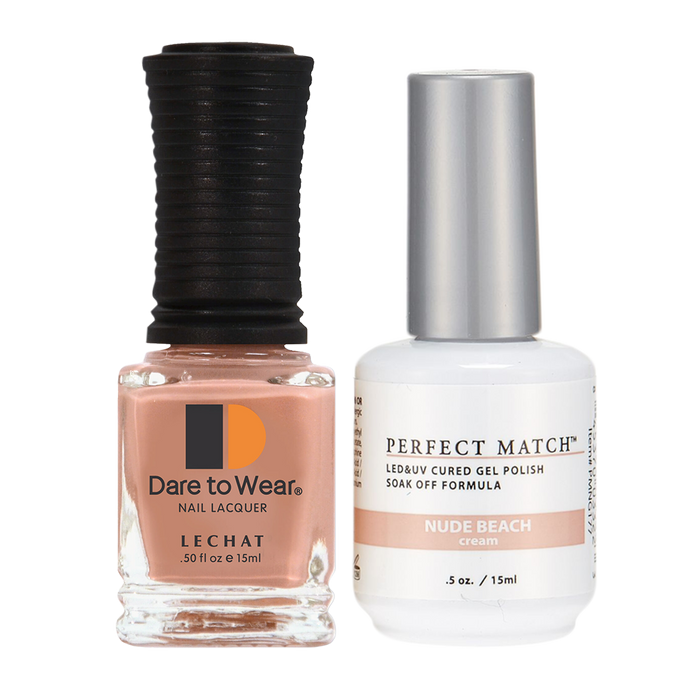 LeChat - Perfect Match - 177 Nude Beach (Gel & Lacquer) 0.5oz