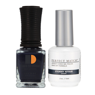 LeChat - Perfect Match - 186 Stormy Affair (Gel & Lacquer) 0.5oz