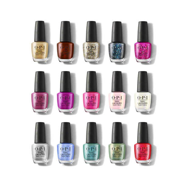 OPI Nail Lacquer - Holiday 22 Jewel Be Bold Collection - 15pcs - WITHOUT DISPLAY
