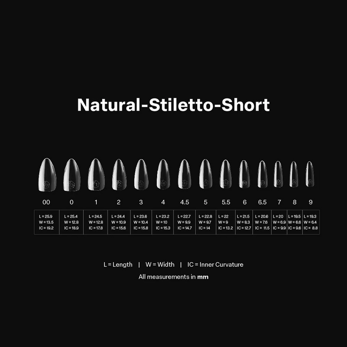 Apres Gel-X Tips 2.0 - Natural Stiletto 600uds