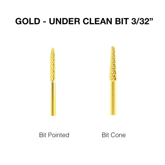 Cre8tion Under Clean 3/32" Carbide Bit- Gold