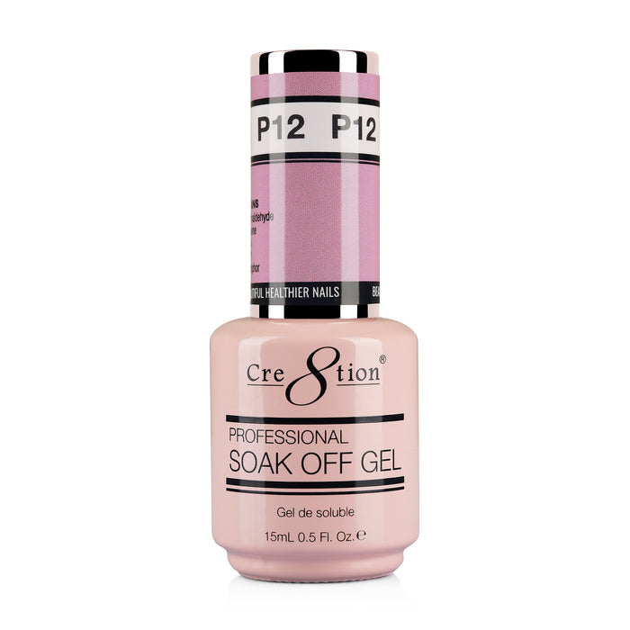 Cre8tion Gel - French Collection 0.5oz - P12 Peach Nude