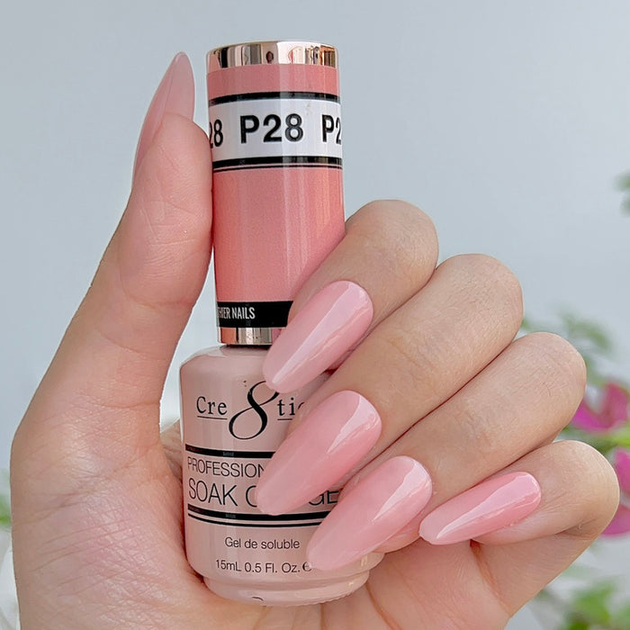 Cre8tion Gel - French Collection 0.5oz - P28 Pink