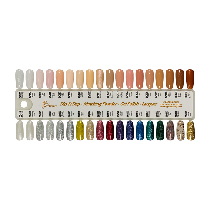 iGel - Matching Color chart - 319 colors — C8 Nail Supply