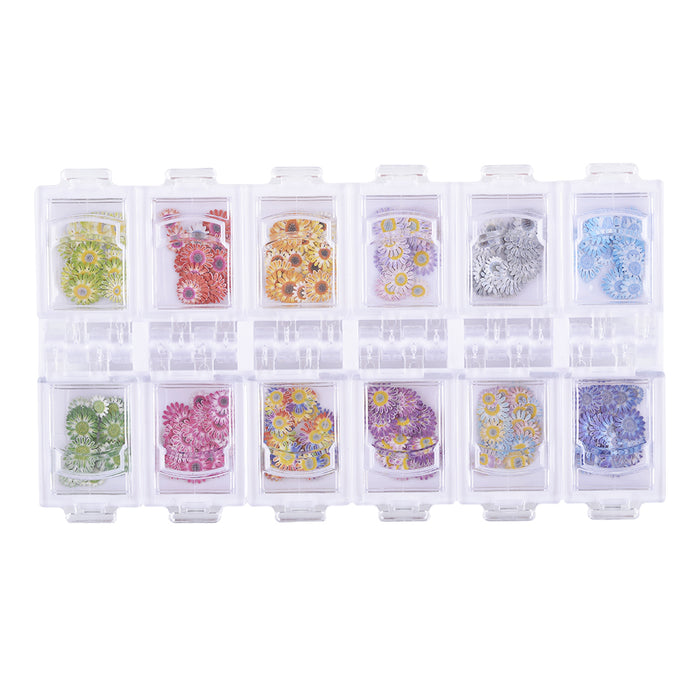 Cre8tion Colorful Design Nail Art Sequins Box 03 12 Styles
