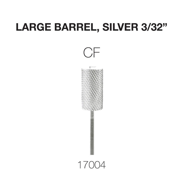 Cre8tion Carbide Large Barrel, Silver 3/32"