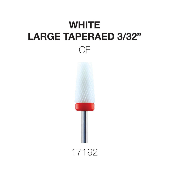 Cre8tion White Ceramic - Large Tapered - 3/32"