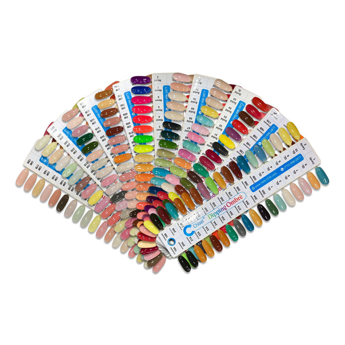 Chisel Color Chart Full Line 15 layers (357 colors)